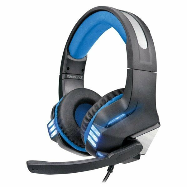 Cb Distributing Pro-Wired Gaming Headset with Lights, Blue ST2633135